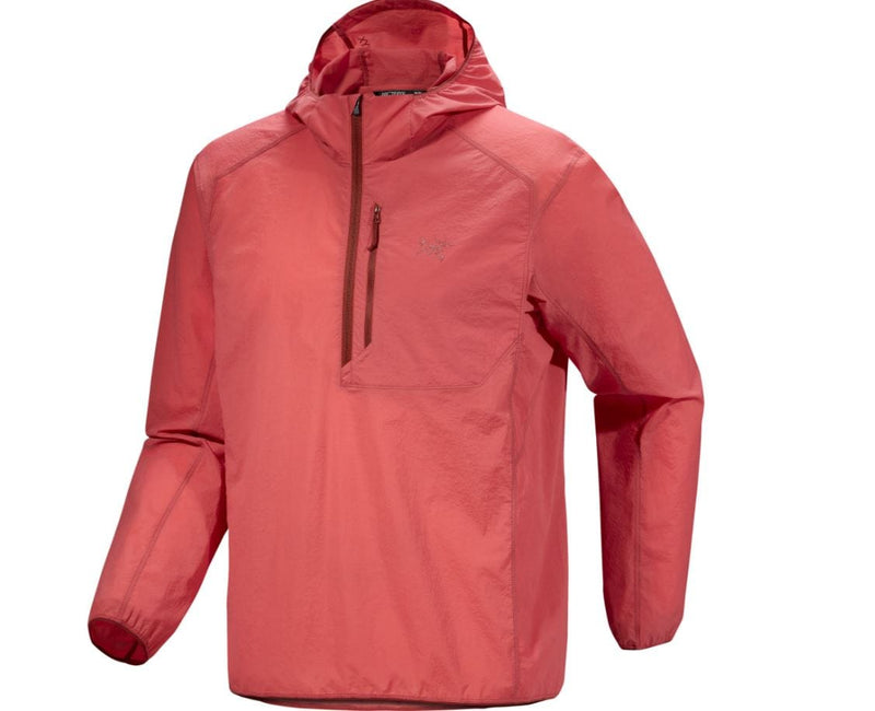 Load image into Gallery viewer, Arc'teryx Men's Ossa 1/2 Zip Hoody in Stone Red Arc'teryx Men's Ossa 1/2 Zip Hoody in Stone Red Arcteryx