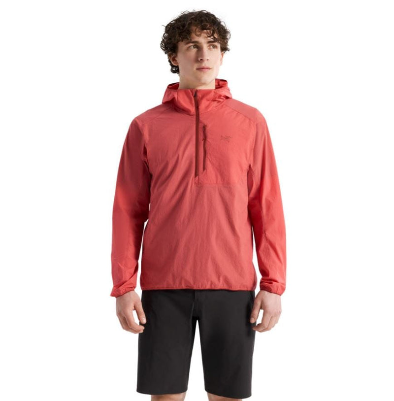 Load image into Gallery viewer, Arc'teryx Men's Ossa 1/2 Zip Hoody in Stone Red Arc'teryx Men's Ossa 1/2 Zip Hoody in Stone Red Arcteryx