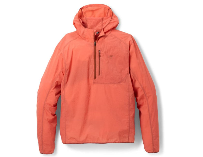 Load image into Gallery viewer, Stone Red / MED Arc'teryx Men's Ossa 1/2 Zip Hoody in Stone Red Arc'teryx Men's Ossa 1/2 Zip Hoody in Stone Red Arcteryx