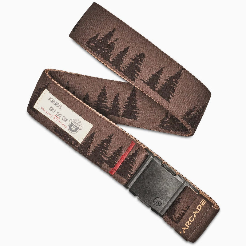 Load image into Gallery viewer, Prevent Wildfires Medium Brown Arcade Belts Smokey Bear Arcade Belts
