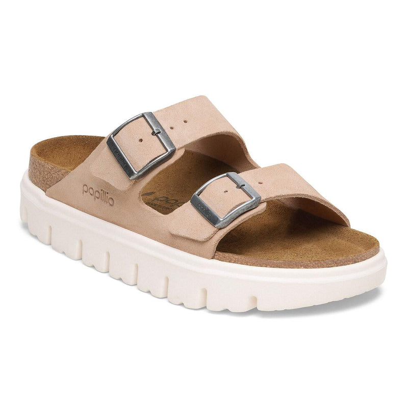 Load image into Gallery viewer, Birkenstock Women's Arizona Chunky Suede in Warm Sand Birkenstock Women's Arizona Chunky Suede in Warm Sand Birkenstock
