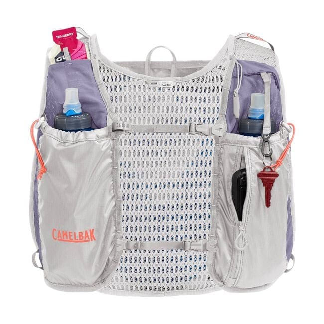 Load image into Gallery viewer, Silver/Dusk Camelbak Circuit Run Vest with Crux 1.5L Reservoir - Women&#39;s Camelbak Products Inc.
