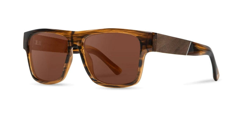 Load image into Gallery viewer, Basic Polarized Brown CAMP Eyewear Cliff Sunglasses Tortoise | Walnut CAMP Eyewear

