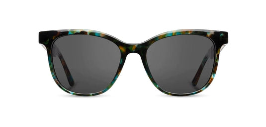Basic Polarized Grey CAMP Eyewear Cove Sunglasses Blue Opal | Ebony - Women's CAMP Eyewear