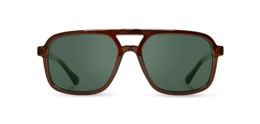 Basic Polarized G15 CAMP Eyewear Glacier Sunglasses Clay | Walnut CAMP Eyewear