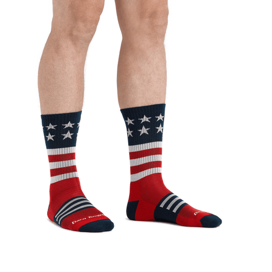 Darn Tough Captain Stripe Micro Crew Hiking Sock - Men's Darn Tough