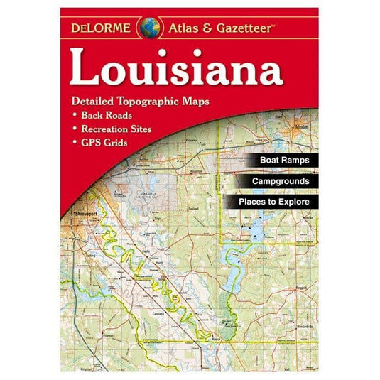 Delorme Louisiana Atlas & Gazetteer Liberty Mountain Sports