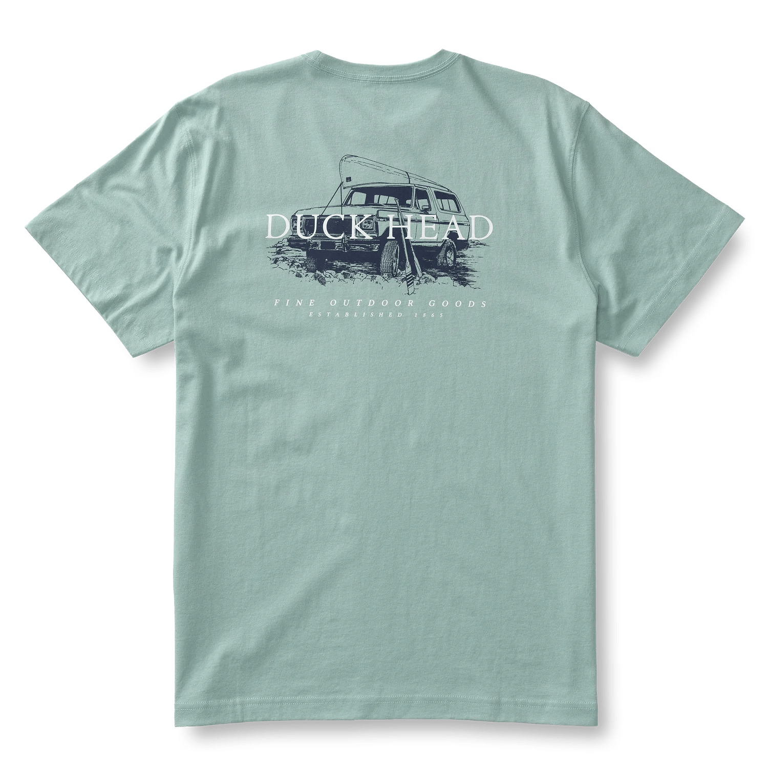 Duck Head '78 Road Trip Short Sleeve T-Shirt - Men's, Seaboard Green / XL