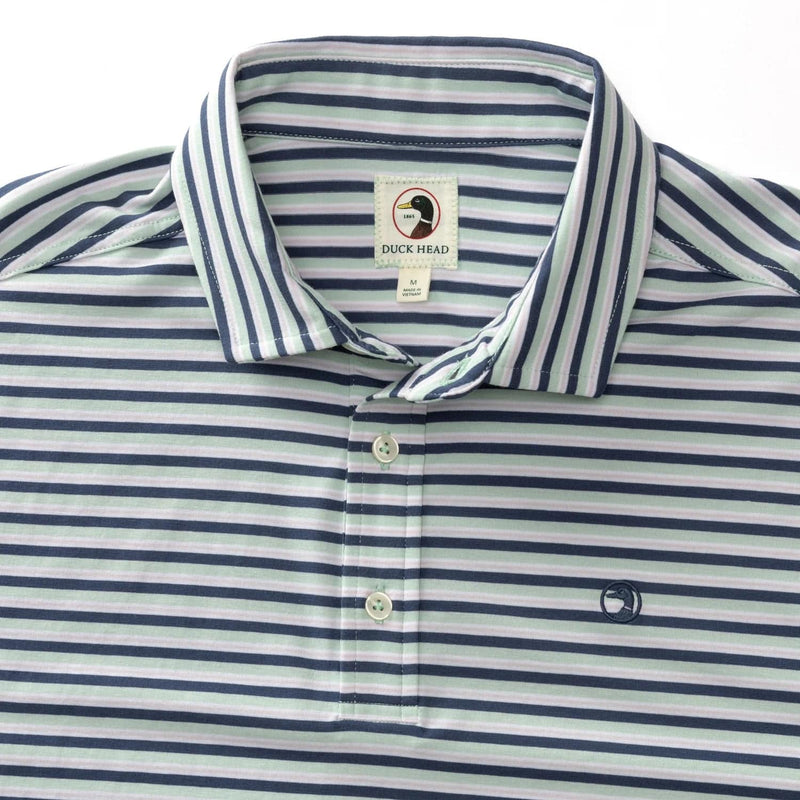 Load image into Gallery viewer, Duck Head Hayes Stripe Performance Polo - Men&#39;s Duck Head
