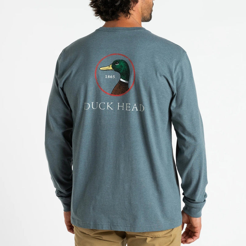 Load image into Gallery viewer, Duck Head Logo Long Sleeve T-Shirt - Men's Duck Head