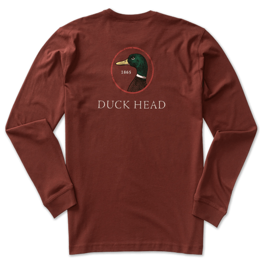 Sable / SM Duck Head Logo Long Sleeve T-Shirt - Men's Duck Head