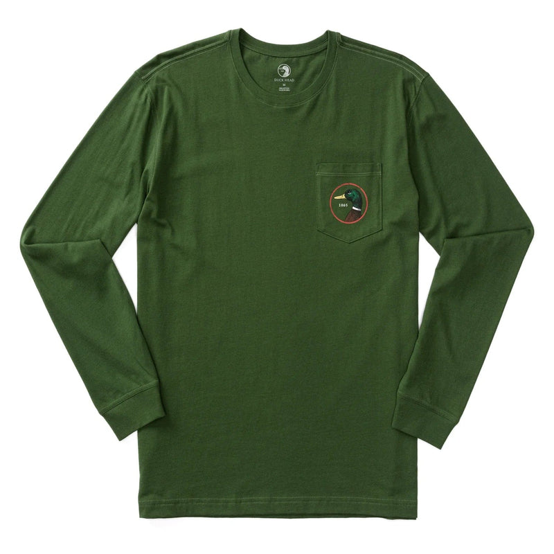 Load image into Gallery viewer, Duck Head Logo Long Sleeve T-Shirt - Men's Duck Head Logo Long Sleeve T-Shirt - Men's Duck Head