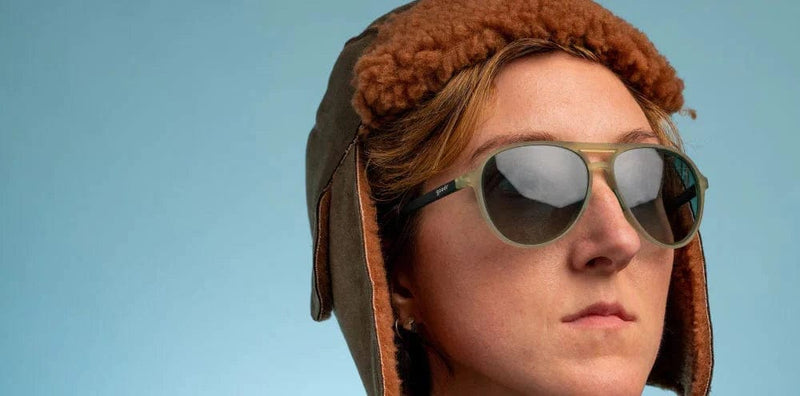 Load image into Gallery viewer, One Size Goodr " Buzzed on the Tower" Polarized Sunglasses Goodr