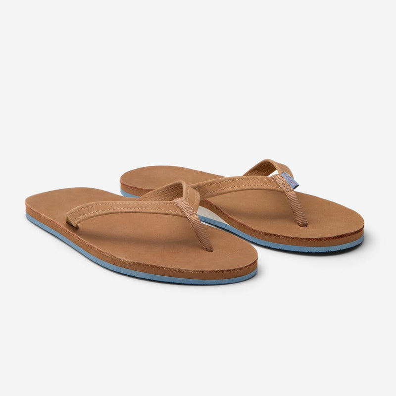 Load image into Gallery viewer, Hari Mari Women's Fields in Tan / Dusty Blue Hari Mari Women's Fields in Tan / Dusty Blue HARI MARI