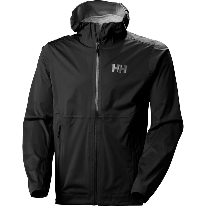 Load image into Gallery viewer, S / Black Helly Hansen Men's Momentum 3L Stretch Jacket in Black Helly Hansen Men's Momentum 3L Stretch Jacket in Black Helly Hansen