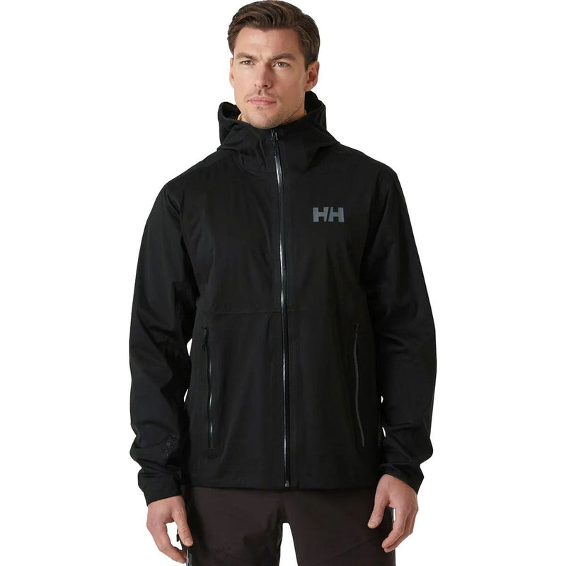 Load image into Gallery viewer, Helly Hansen Men's Momentum 3L Stretch Jacket in Black Helly Hansen Men's Momentum 3L Stretch Jacket in Black Helly Hansen