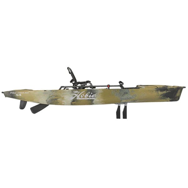 Load image into Gallery viewer, Amazon Green Camo Hobie Mirage Pro Angler 14 Fishing Kayak in Camo Hobie
