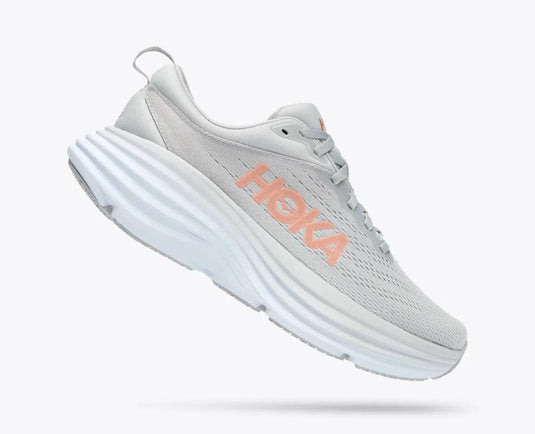 HOKA Bondi 8 Wide Black | White - Women's HOKA