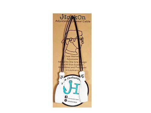 White Hook On Adjustable Eyewear Cable Hook On