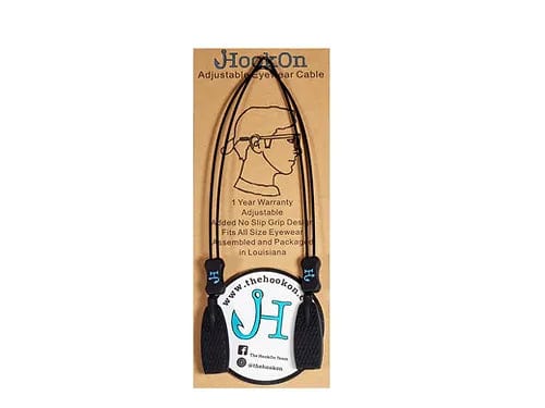 Black Hook On Adjustable Eyewear Cable Hook On