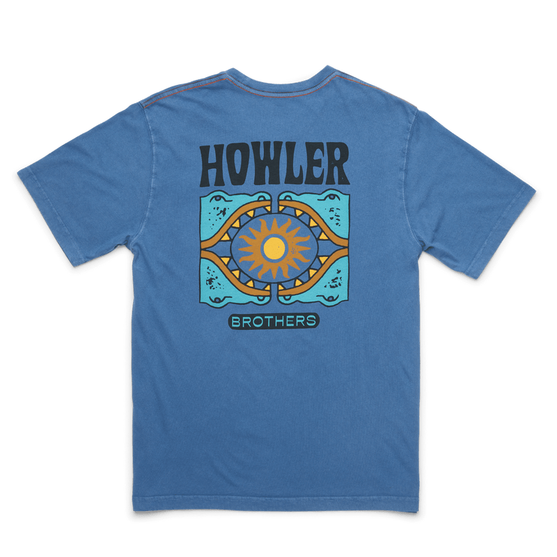 Load image into Gallery viewer, Sun Drinker : Blue / MED Howler Bros Cotton Pocket Shortsleeve Tee - Men&#39;s Howler Bros
