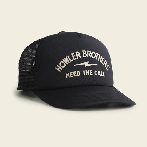 Lightning Badge : Black Howler Bros Foam Dome Hat Howler Bros