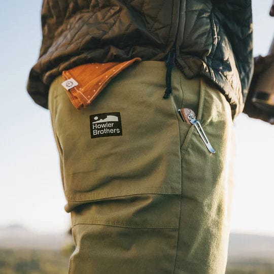 Load image into Gallery viewer, Howler Bros Reimers Trek Pants in British Khaki - Men's Howler Bros Reimers Trek Pants in British Khaki - Men's Howler Bros