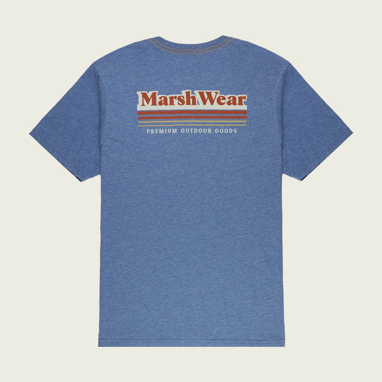 Bluefin Heather / SM Marsh Wear Gradient Shortsleeve Tee - Men's Marsh Wear