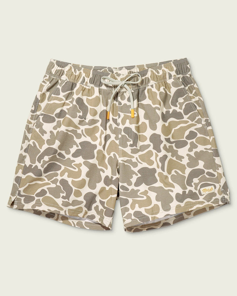 Load image into Gallery viewer, S / Khaki Mallard Camo Marsh Wear Men's Fulton 6" Volleys Marsh Wear Men's Fulton 6" Volleys Marsh Wear
