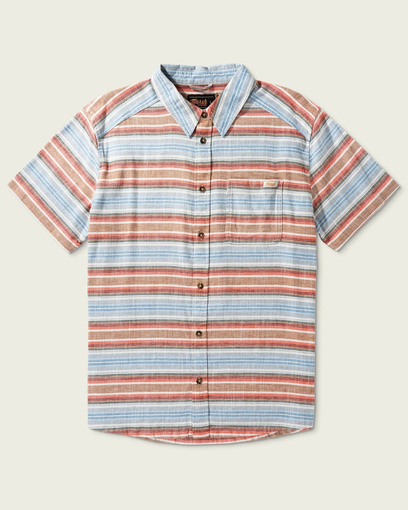 Load image into Gallery viewer, Spicy Orange / SM Marsh Wear Men's Layday Button Up in Spicy Orange Marsh Wear Men's Layday Button Up in Spicy Orange Marsh Wear