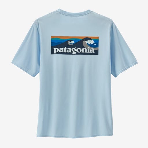 Load image into Gallery viewer, Boardshort Logo: Chilled Blue / SM Patagonia Capilene Cool Daily Graphic Shirt Waters - Men&#39;s Patagonia Inc
