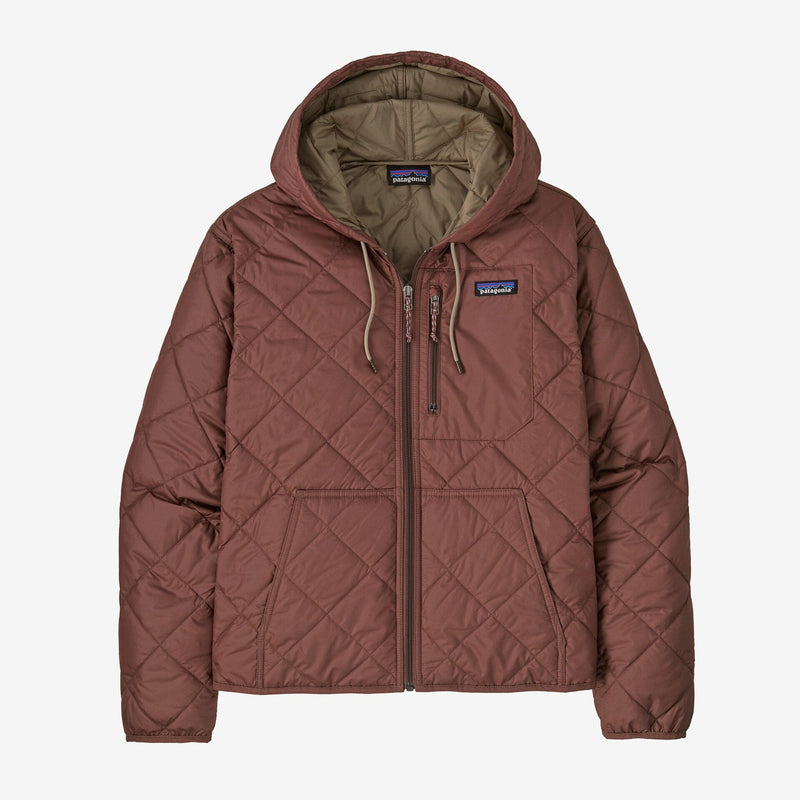 Load image into Gallery viewer, Dulse Mauve / SM Patagonia Diamond Quilted Bomber Hoody Jacket - Women's Patagonia Inc