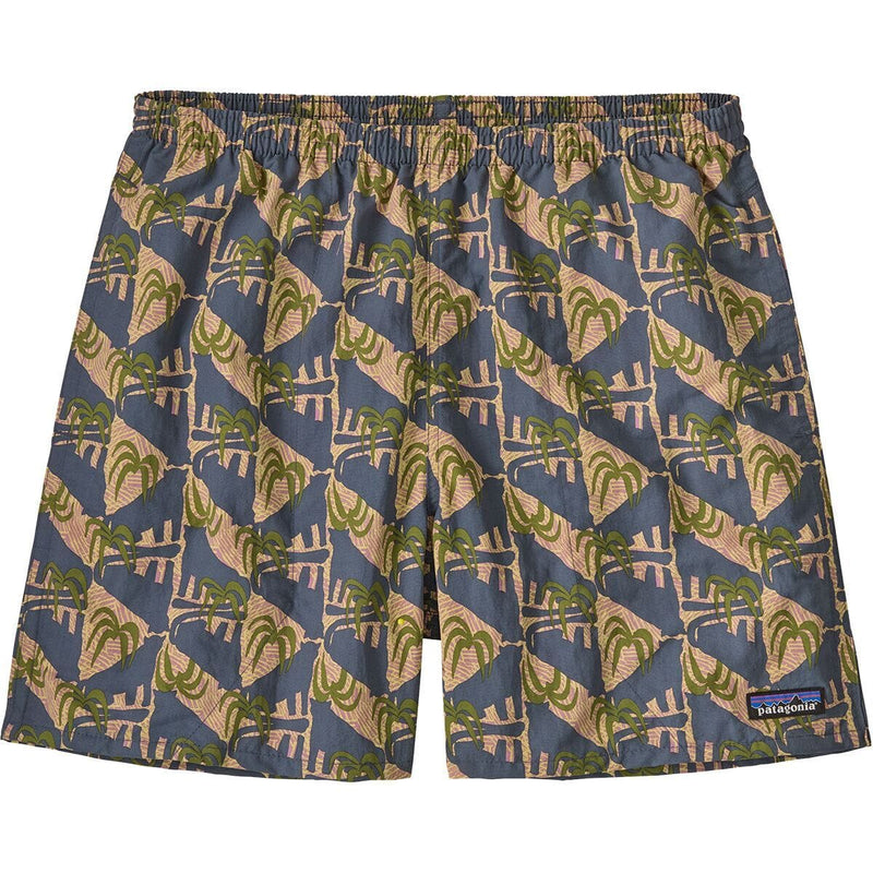Load image into Gallery viewer, S / Jaguar Geo: Dolomite Blue Patagonia Men's Baggies Shorts – 5 in. Patagonia Men's Baggies Shorts – 5 in. Patagonia