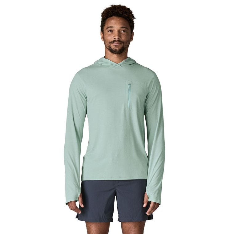 Load image into Gallery viewer, Patagonia Men's Cap Cool Sun Hoody in Thermal Blue / Thin Ice X-Dye Patagonia Men's Cap Cool Sun Hoody in Thermal Blue / Thin Ice X-Dye Patagonia Inc
