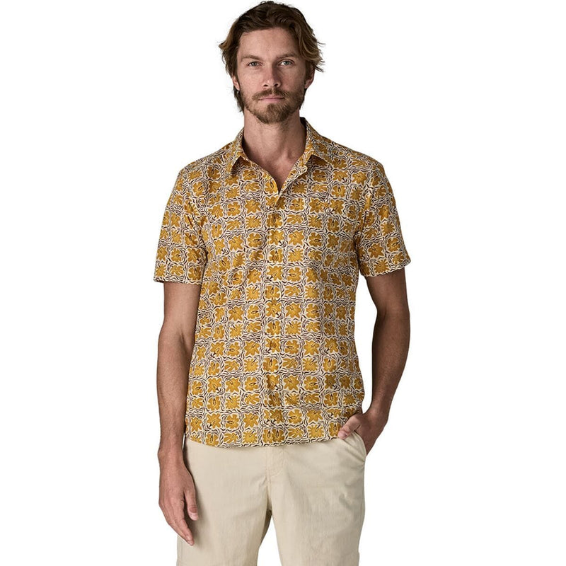Load image into Gallery viewer, Patagonia Men's Go To Shirt in Future Flowers: Natural Patagonia Men's Go To Shirt in Future Flowers: Natural Patagonia