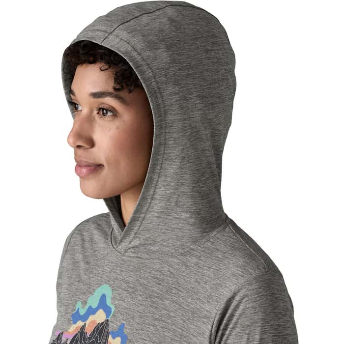 Load image into Gallery viewer, Patagonia Women's Capilene Cool Daily Hoody Fitz Roy Patagonia Women's Capilene Cool Daily Hoody Fitz Roy Patagonia Inc