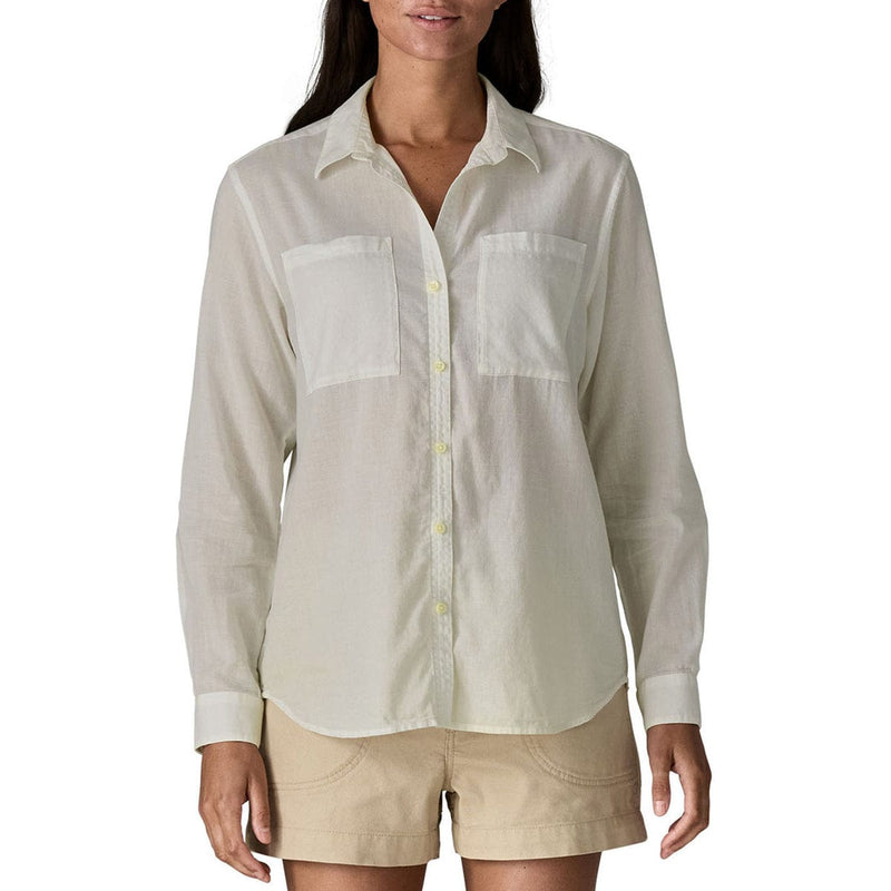 Load image into Gallery viewer, S / White Patagonia Women's Lightweight A/C Buttondown in White Patagonia Women's Lightweight A/C Buttondown in White Patagonia Inc