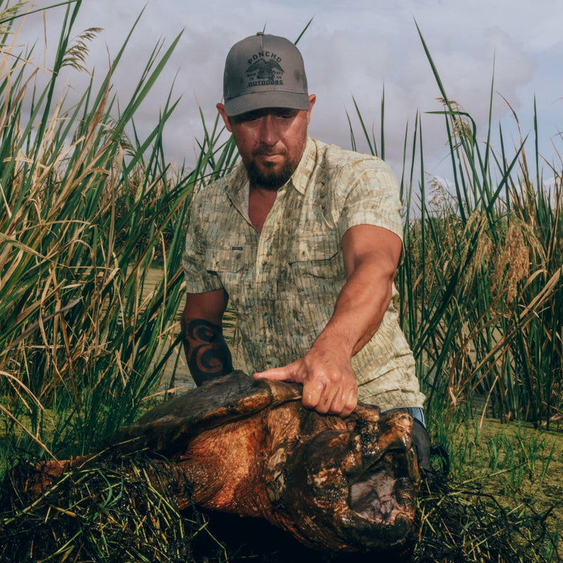 Load image into Gallery viewer, Poncho Men's The Swamp Donkey in Slim Poncho Men's The Swamp Donkey in Slim Poncho