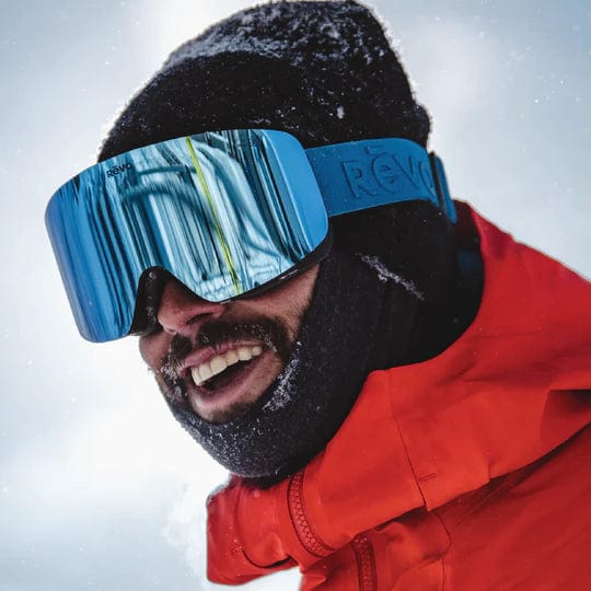 Load image into Gallery viewer, Black/Photochromic Blue Water / Large Fit Revo Solstice No. 9 Goggles Revo