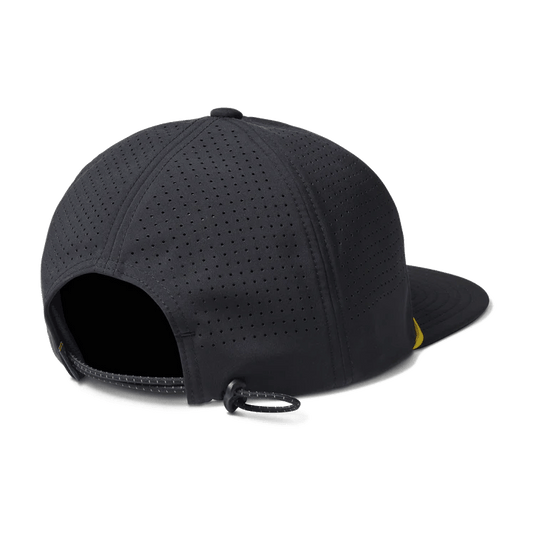 Black Roark Hybro Strapback Hat Roark