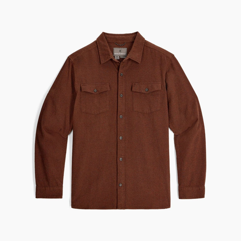 Load image into Gallery viewer, Saddle / MED Royal Robbins Bristol Organic Cotton Twill Shirt - Men's Royal Robbins Bristol Organic Cotton Twill Shirt - Men's Royal Robbins