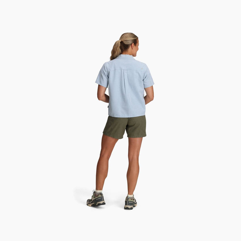 Load image into Gallery viewer, Royal Robbins Women's Desert Pucker S/S in Skyway Royal Robbins Women's Desert Pucker S/S in Skyway Royal Robbins