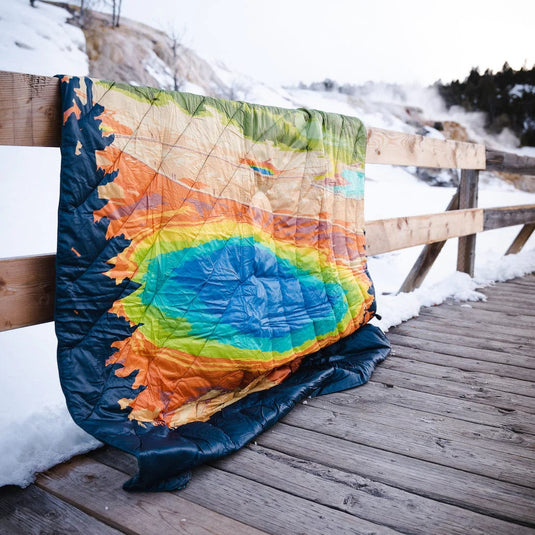Rumpl Original Puffy Blanket in Yellowstone Rumpl