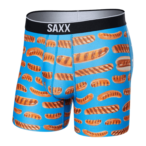 All American Wieners-Blue / SM Saxx Volt Boxer Brief SAXX