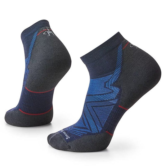 Deep Navy / MED Smartwool Run Targeted Cushion Ankle Socks - Men's SMARTWOOL CORP