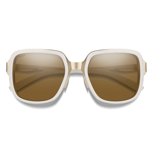 Smith Optics Aveline White Gold + Polarized Brown Lens Sunglasses SMITH SPORT OPTICS