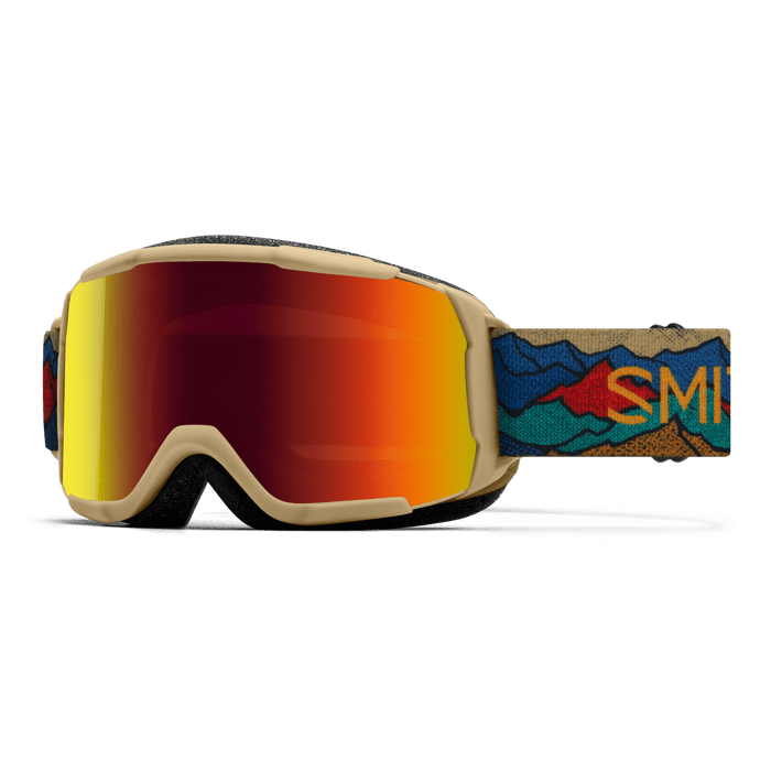Load image into Gallery viewer, Sandstorm Summits + Red Sol-X Mirror / Youth medium fit Smith Optics Daredevil Goggles - Youth Smith Sport Optics