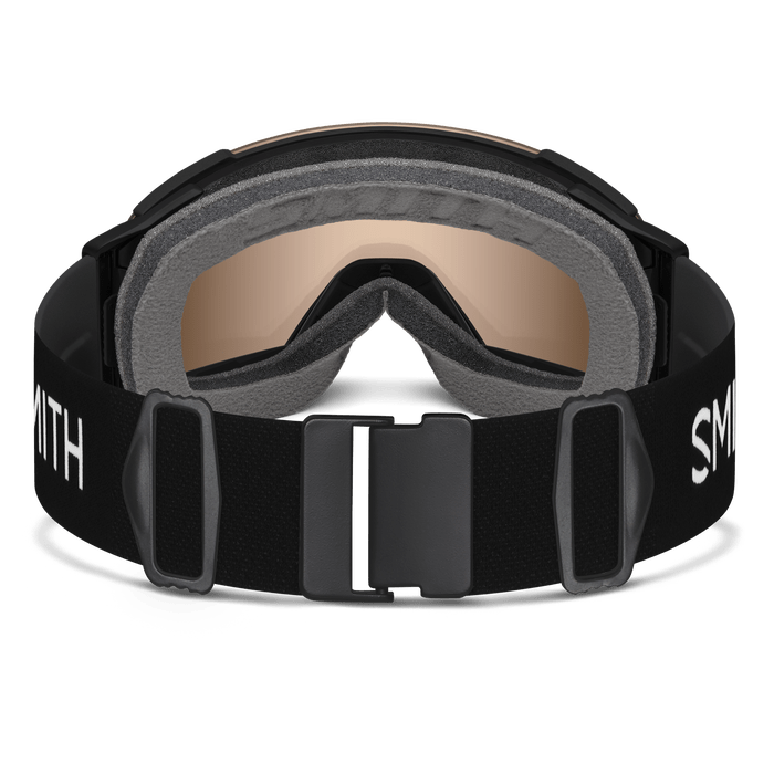 Load image into Gallery viewer, Black + ChromaPop™ Pro Photochromic Gold Mirror Lens / Large fit Smith Optics I/O Mag XL Goggles Smith Sport Optics