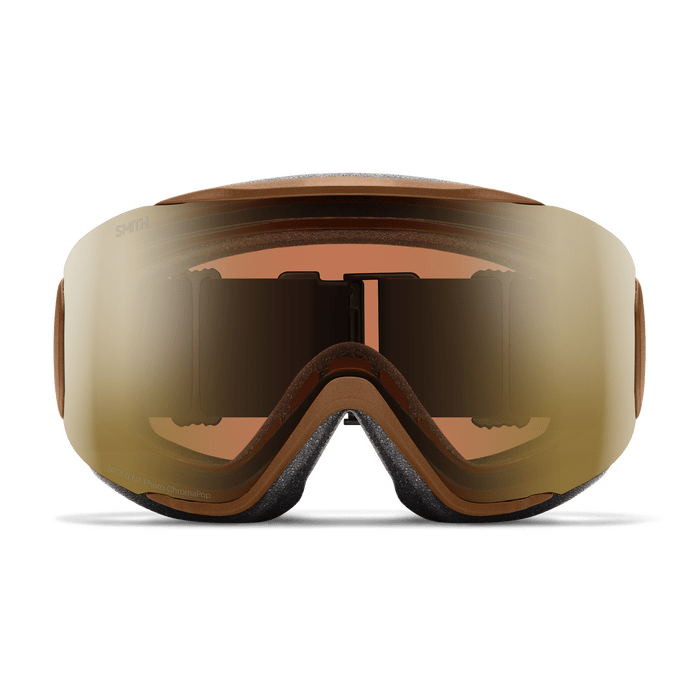 Load image into Gallery viewer, Mirage + ChromaPop™ Pro Photochromic Gold Mirror Lens / Women's small fit Smith Optics Moment Goggles - Women's Smith Sport Optics
