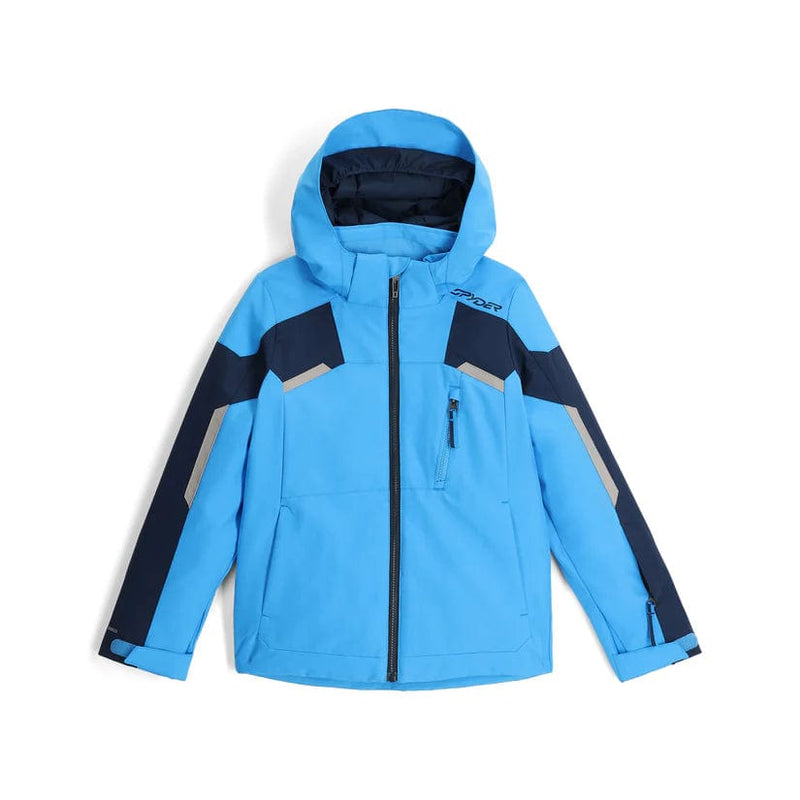 Load image into Gallery viewer, Aether Blue / 8 Spyder Leader Jacket - Boys' Spyder Active Sports Inc